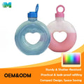Factory Price Customizable 500ml Plastikflasche Plastic Bottle Durable Portable Round Shaped Drink Plastic Bottles