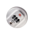 3 Digit Combination Padlock Luggage Password Lock Customs Travel Case Lock TSA007/Round/Silver