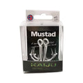 Mustad KAIJU 36328NP-DS Sea Monster Jigging Hook Circle Treble Anchor Hook for Carp and Bass for Sea and River Bottom Fishing