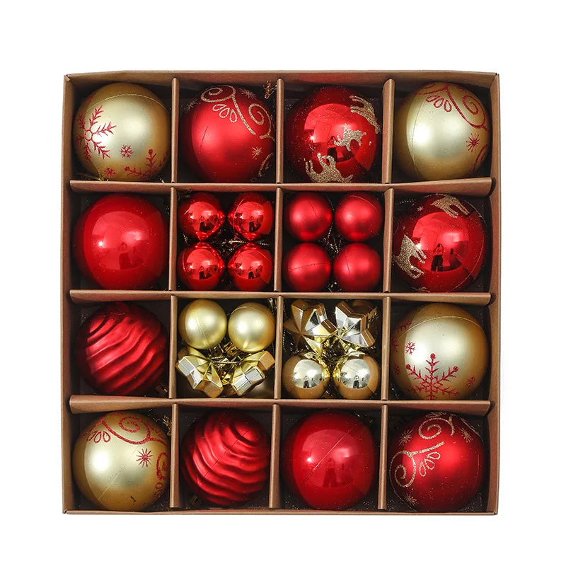 2025 Christmas Balls Christmas Tree Decoration Ball Christmas Pendant Christmas Gift Ball Christmas Painted Ball