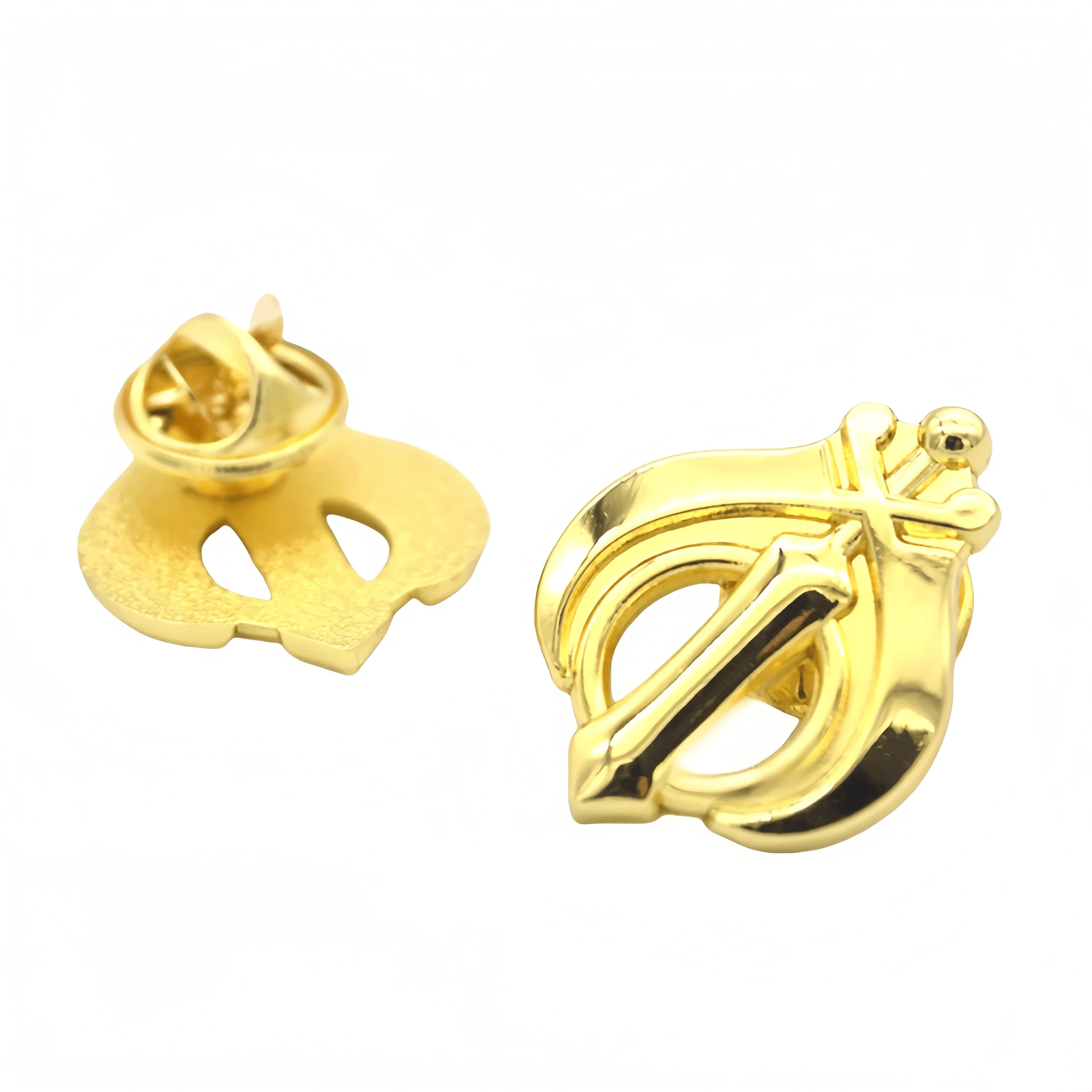 Khanda Clip Art Hight Cute Enamel 3D Pins Enamel Suit Badge Pin Enamel Brooch Pins With Cut Out