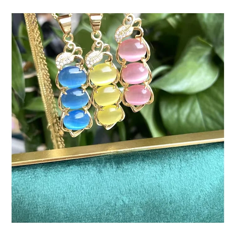 New Style Fashion Jewelry 2022chinese Jade Necklace Peas Necklace Jade Jewelry for Women