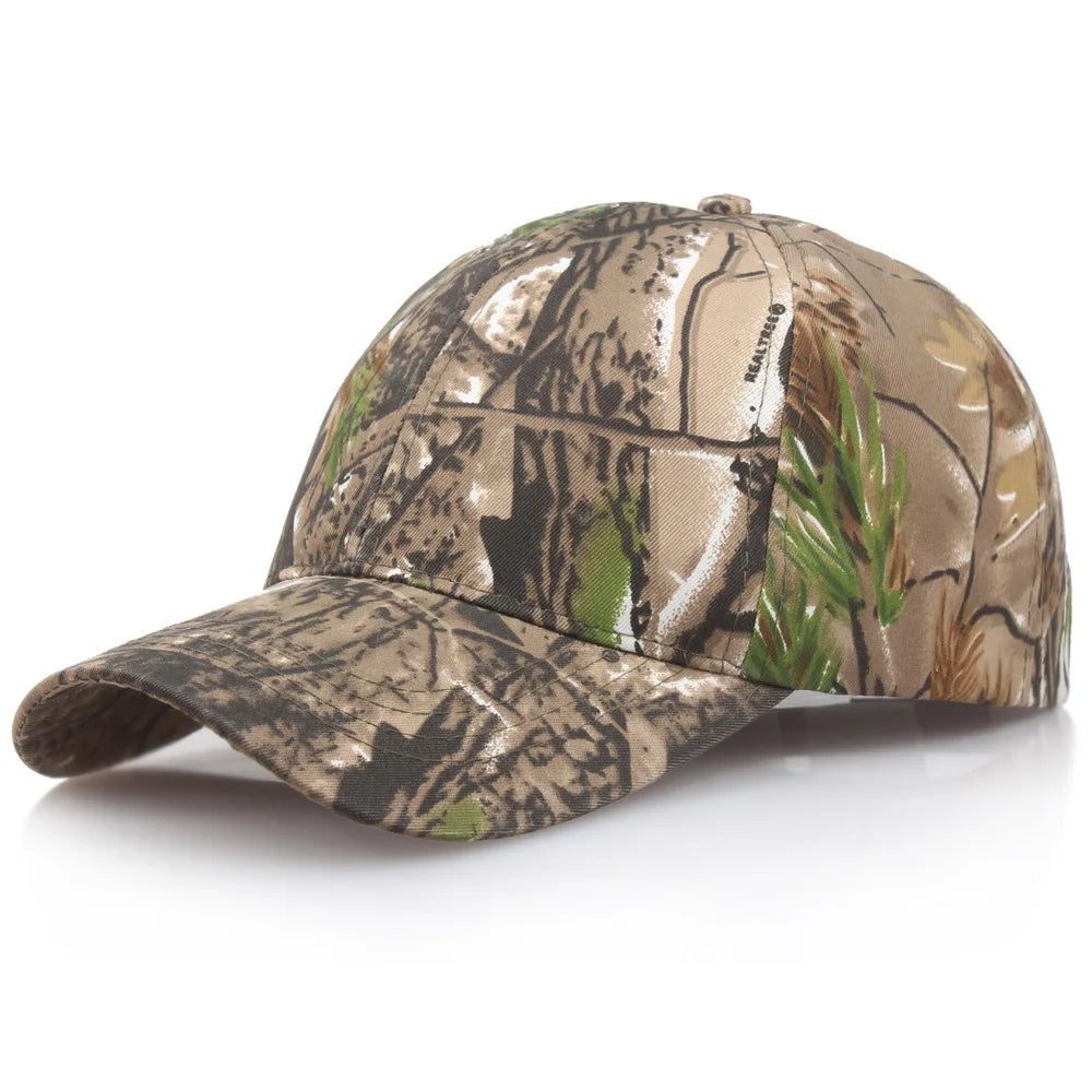 Hunting Camouflage Jungle Summer Men Outdoor Hat Camo Leaf Sports Baseball Cap Trucker Hats