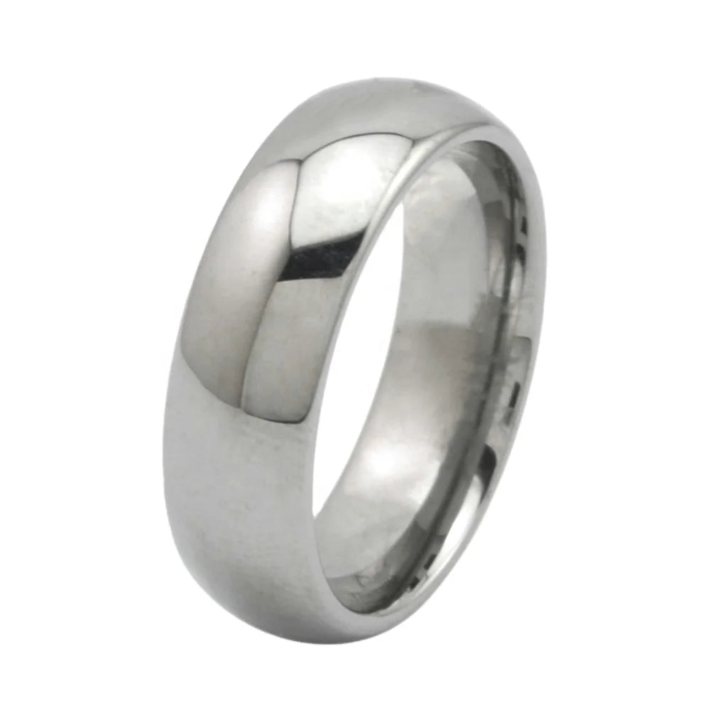 New Product Hot Sale High Polished Jeweler 18k Wedding Ring Gold Tungsten Ring