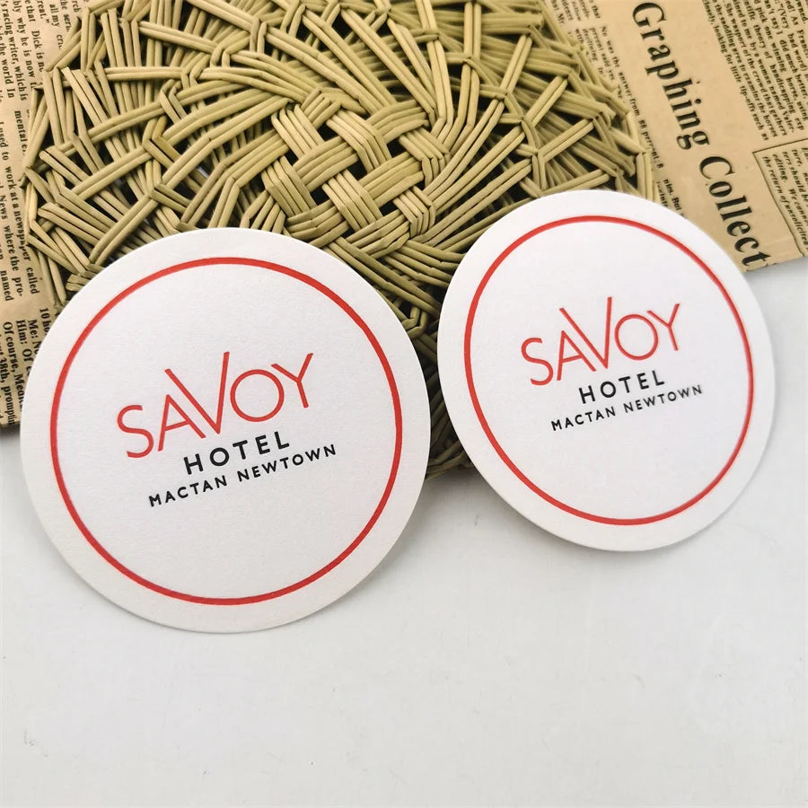 Cheap Cardboard Recycled Round Tissue Absorbent Paper Coaster