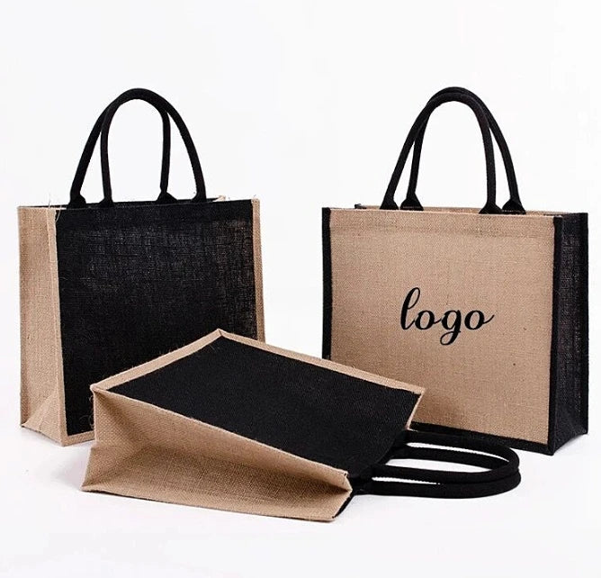 Factory Cheap Waterproof Plain Reusable Eco Bag Custom Logo Custom Color & Thickness Custom Shape Custom Weight Jute Tote Bag