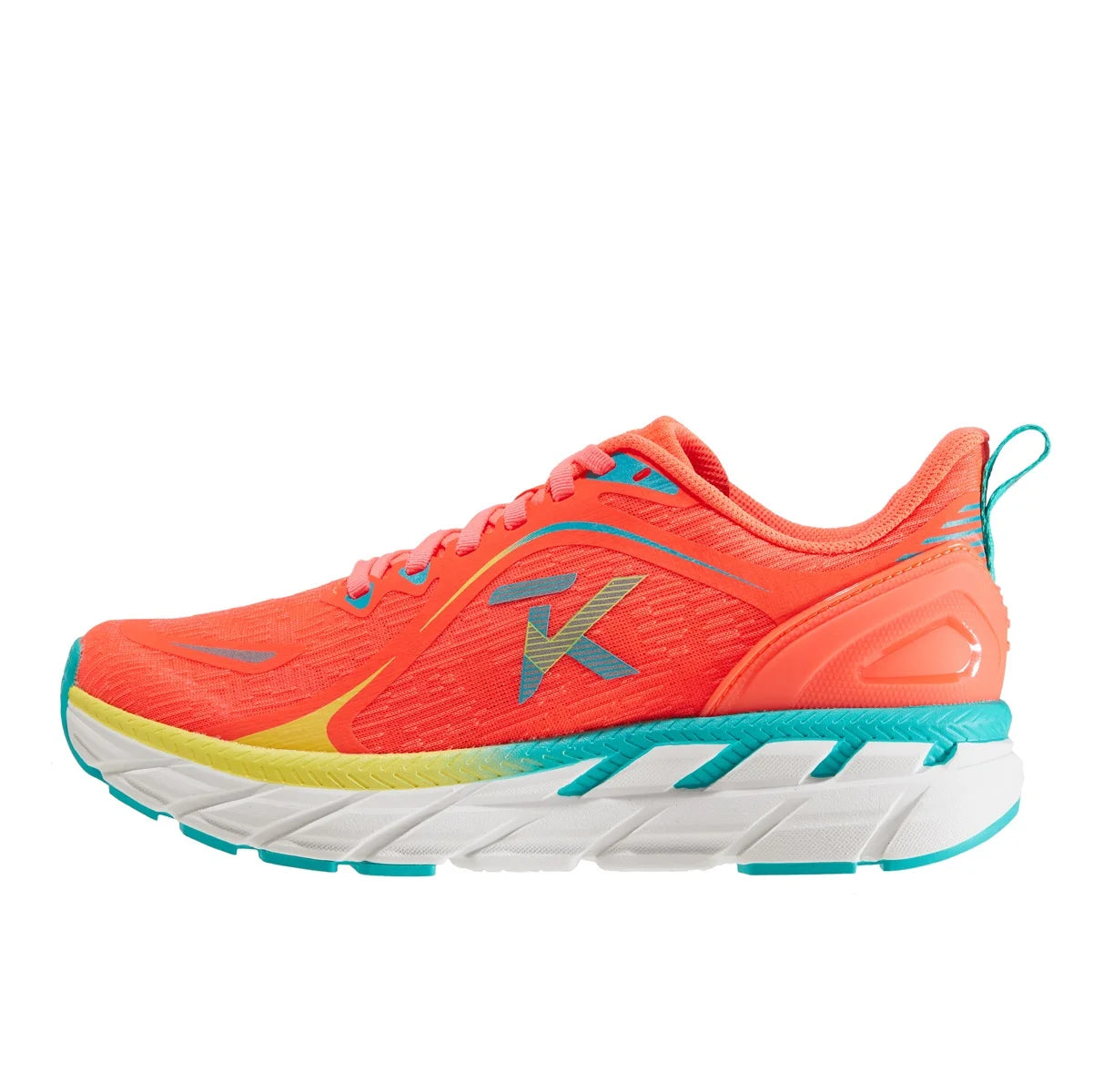 Latest Cushioned Running Shoes Transparent Mono Filament Mesh Unisex Fluo Red EVA Midsole Spring/Autumn/Winter Athlete Sneaker