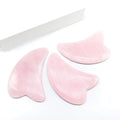 DIY Dolphin Shaped Scraping Board Blue Dot Crystal Jade Scraping Plate for Beauty Face/Body Obsidian Gua Sha Board