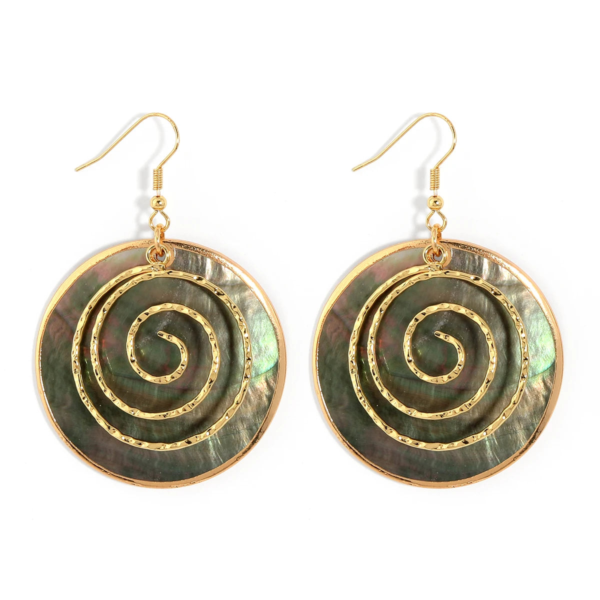 Vinstyle Jewelry New Hawaiian Style Round Pendant Earrings Fashion Jewelry Women Ladies Party