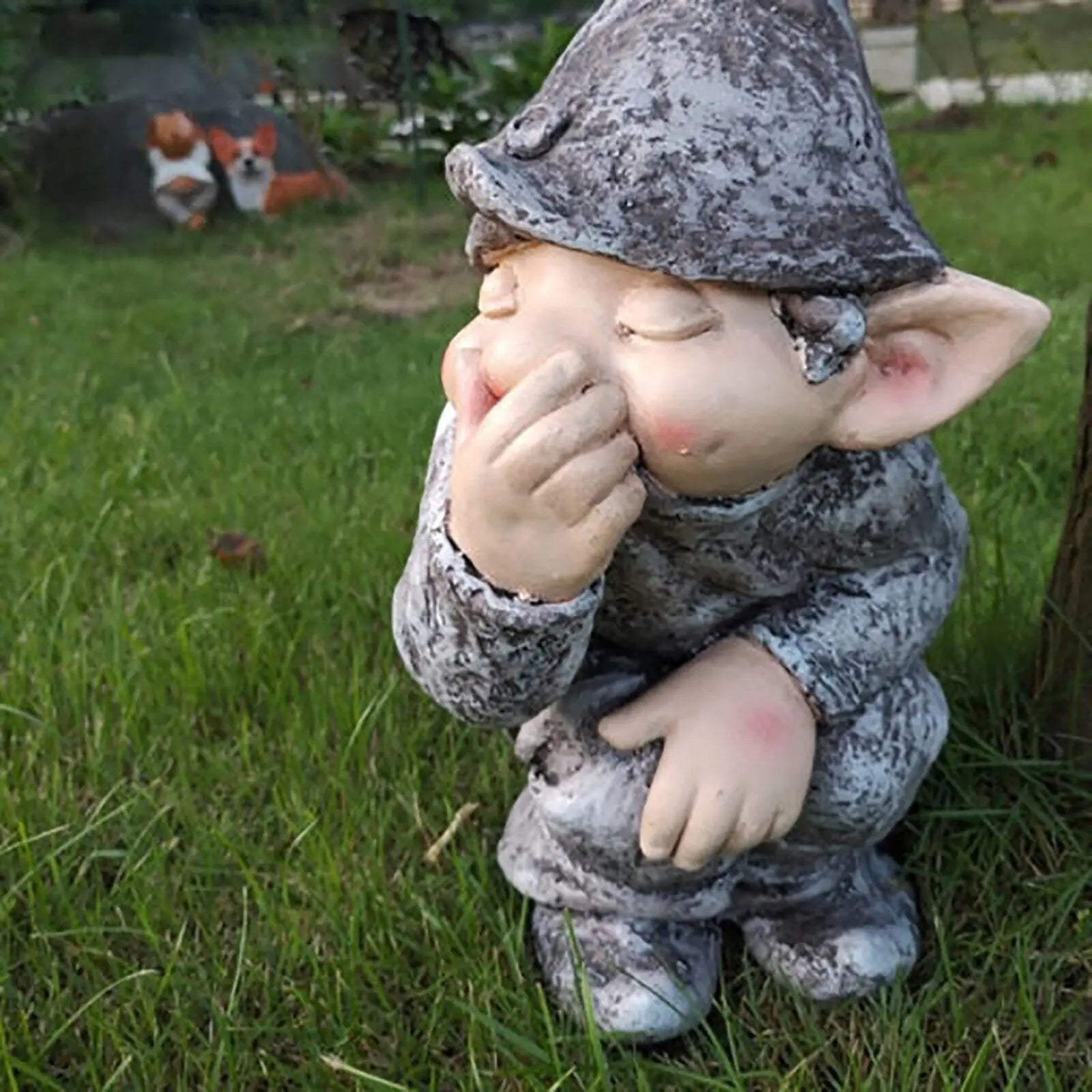 Handmade Resin Gnome Garden Sculpture Funny Dwarf MAB50 Outdoor Patio Lawn Art Custom Wholesale Craft Decoration
