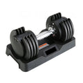 King Sport Custom 25lb Anti Slip Metal Handle Automatic Adjustable Dumbbell Set Weight Lifting Training Body Building