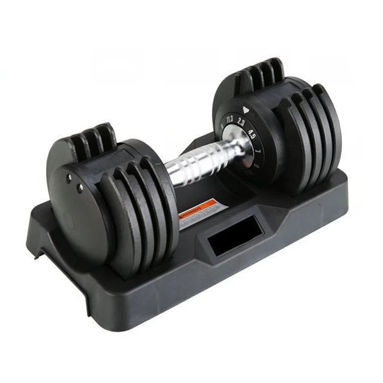 King Sport Custom 25lb Anti Slip Metal Handle Automatic Adjustable Dumbbell Set Weight Lifting Training Body Building