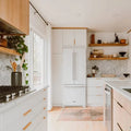 Customized Design Particleboard MDF Plywood With Acyclic Lacquer Kitchen Cabinet With Sink