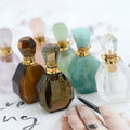 SC Hot Selling Crystal Necklace Pendant Beautiful Divine Agate Original Essential Oil Perfume Bottle Fine Jewelry Necklaces