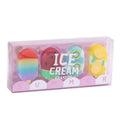 Sweet Summer Creative Ice Cream Model Multi-color Cute Pencil Eraser Set for Kids