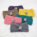 European Winter Knitted Hair Band for Women Yoga Retro Elastic Head Wraps Warm Wool Headband