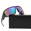 Outdoor Brand Sports Men Big Sun Glasses 9 Colors Mirror Shield UV400 Cycling & Driving Sunglasses with Red/White/Orange Options