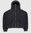 Custom Hot Sale Zip Hoodie Over Face Fleece 3d logo Puff Print Rhinestone Full Zip up Hoodie Custom Embroidered Hoodie