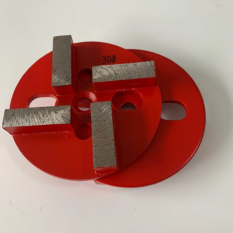 4 Inch D100mm Diamond Polishing Pads With Arrow Segments in Single Pin Diamond Grinding Pad Disc for Concrete and Terrazzo Floor