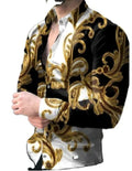 Men's Breathable Button-Up Casual Shirt 100% Polyester Anti-Wrinkle Eco-Friendly Hot Selling