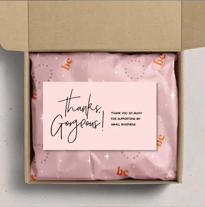 Thank You Sticker and Cards for Small Business Customize Paper Card for Wedding Invitations/Gift Thanks Cards