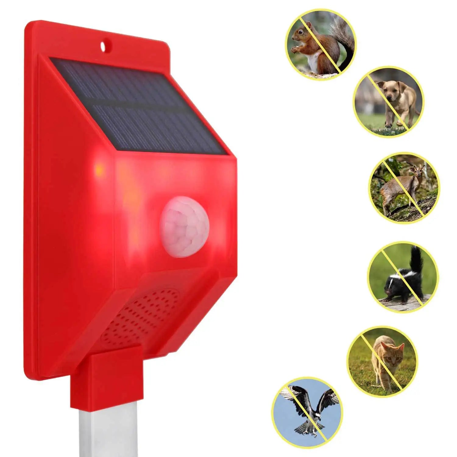 Wholesale of Outdoor Infrared Induction Solar Animal Repellent Ultrasonic Rat Repellent