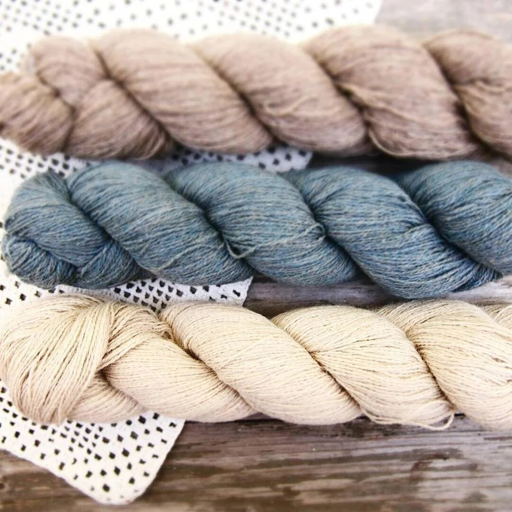 Lotus Yarns  Pure Tibetan Yak Lace Weight 450m/50g Hand Knitting Natural Fiber Colored Yarn for Baby