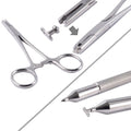 Professional 316L Surgical Slim Dermal Anchor Kelly Forceps Fashionable Body Jewelry Tools