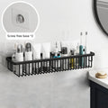 Bathroom Basket Rack Wall-Mounted Hole-Free Toilet Shower Gel Bathroom Stand Cosmetics Storage Rack