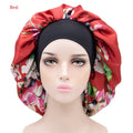 Custom Logo Designer Headband Colorful Satin Hair Women Wholesale Sleeping Designers Satin Bonnet