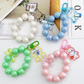 Hot Sale Cute Resin  Candy Color Party Favor Keychains Acrylic Fruit Bag Pendant Keyring Exquisite Gifts for Women and Girls