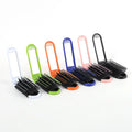 Wholesale Hair Brush Portable Comb Folding Hair Brush With Mirror Pocket Mini Hair Brush With Makeup Mirror Comb for Travel