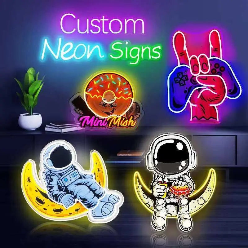 Winbo Fast Delivery Wall Decor UV Print Led Electronic Signs Logo Custom Night Lights Custom Neon Sign Neon Light Sign LED Sign