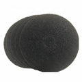 Factory Customized 17inch Floor Strip Cleaning Abrasive Buffing Black High Efficiency Stripping Marble Polishing Pads