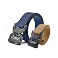 New Style Men's Tactical Alloy Belt With Nylon Buckle Elastic and Adjustable Women's Commuter Outdoor Autumn Cross-Border Belt