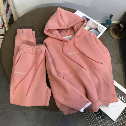 Autumn Printed Custom Logo Thickened Velvet Loose Hooded Women's Hoodies Embroidery Windproof Quick Dry Breathable Knitted