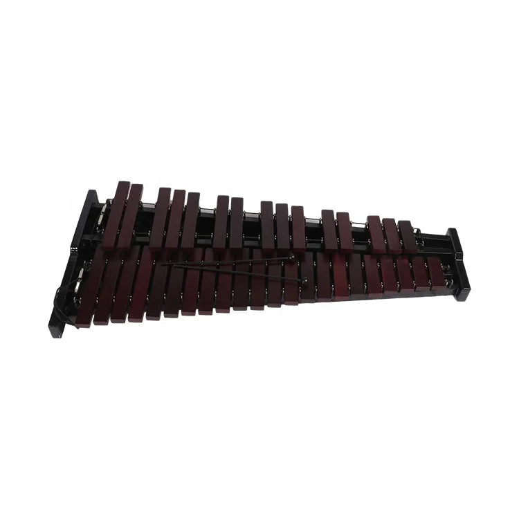 Professionally Tuned Mini Xylophone Piano with Metal Stand & Rosewood Keys EN71 Certified for Education & Entertainment