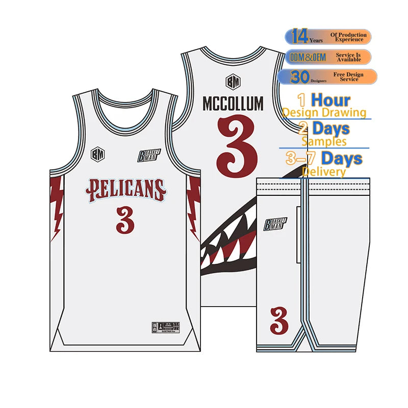 Unisex Reversible Basketball Jersey Set Quick Dry Polyester Shorts Custom Wholesale Design Adults Kids Basketball Uniforms