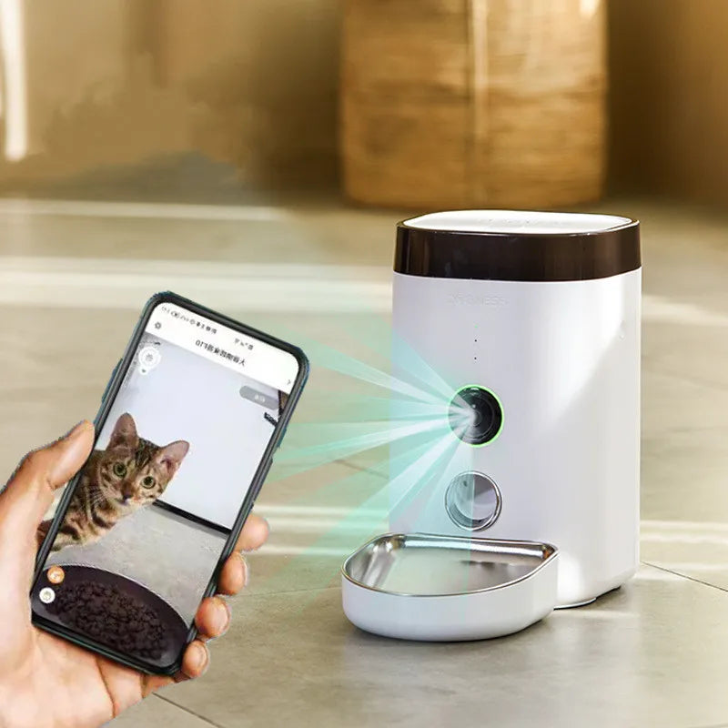 Wholesale 3.6L Dog Cat Smart Pet Feeder Camera Wifi Mobile