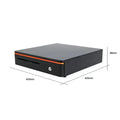 SANDU SD-405 Durable Electronic Stainless Steel POS Cash Drawer Modern Stylish Design Custom Logo Supermarkets Retailer Black