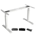 Dual Motor Lifting Desk Frame Ergonomic Sit Standing Height Adjustable Desk Frame 3 Stage Table Leg Office Table