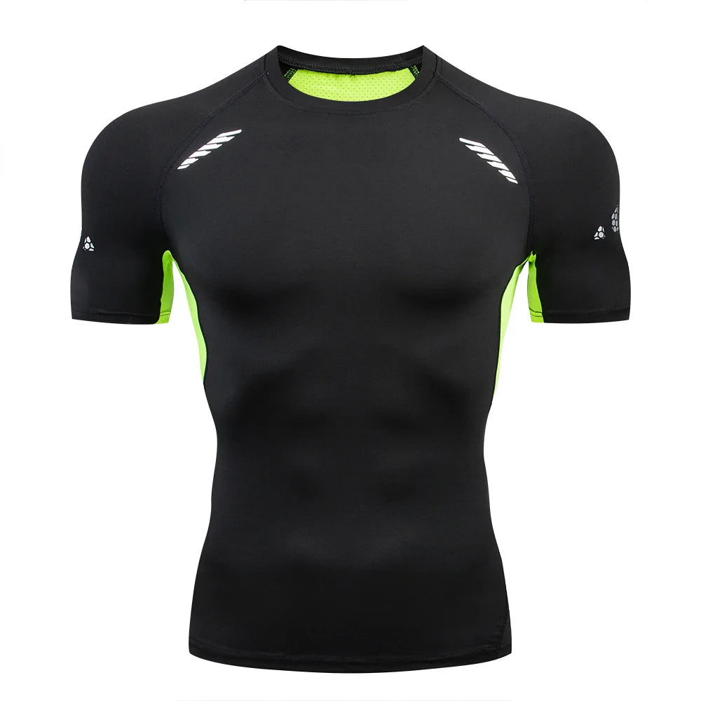 Men's Lightweight Short Sleeve T-Shirt Quick Dry and Breathable for Running and Gym Workout Sportswear Training