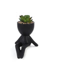 New Arrival Glazed Succulent Plant Pots Human Designed Home Decorative Vase for Garden DDP Shipping Desktop Decorative Flowerpot