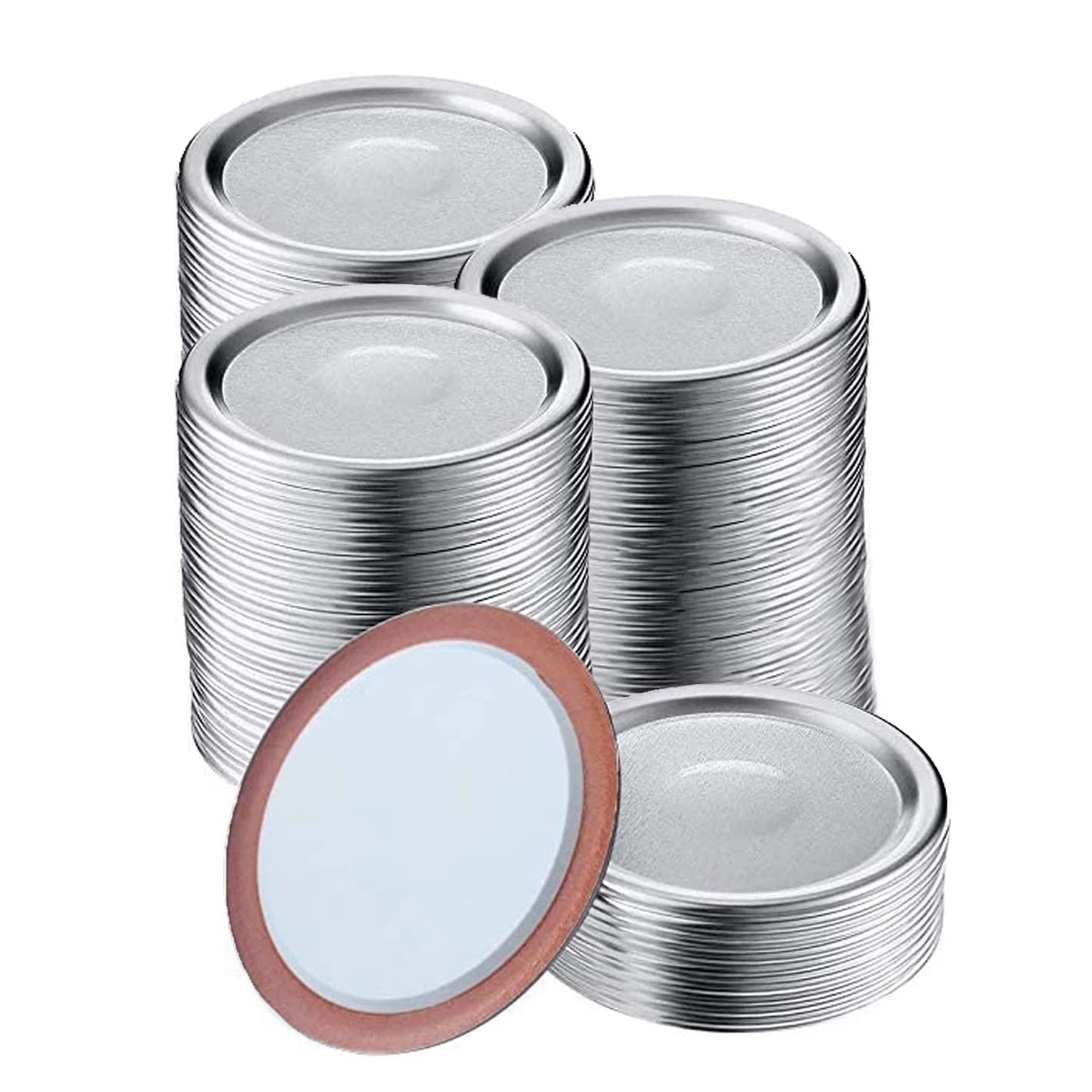 Factory Price 70mm Wide Canning Lids Regular Mouth Tinplate Sealing Leak Proof Kitchen Food Container 86mm Split-Type Jar Lids