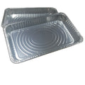 Disposable Aluminum Foil PET Rectangle BBQ Grill Pan Full Size Steam Table Roaster Tray Food Container Customized Takeout Foil