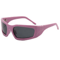 Superhot Eyewear 11304 Fashion 2023 Retro Rectangle Narrow Frame Outdoor Cycling Sporty Sunglasses
