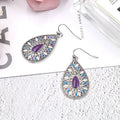 ZF Trendy Lightweight Bohemian Drop Earrings Boho Dangle Earrings for Women Geometric Tassel Earring Jewelry