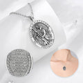 Merryshine Joyeria Cadena De Al Por Mayor Plata 925 Mayoreo Religious Pendant Saint Christopher Necklace for Men