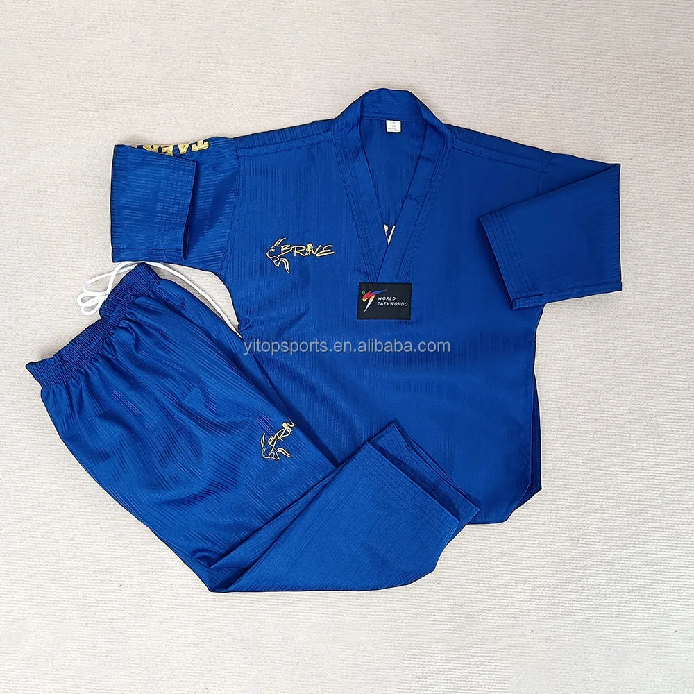 Factory Best Quality Comfortable  Taekwondo Uniform Training Equipment