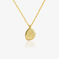 Simple 925 Sterling Silver Water Drops Pendant Necklace for Women Daily Jewelry